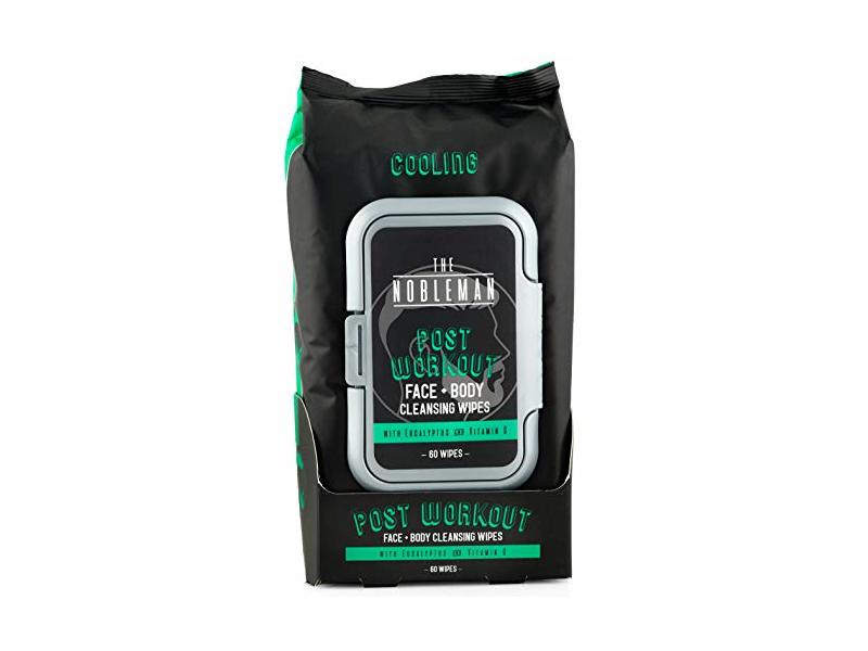 Men's Post Workout Face + Body Cleansing Wipes, 60ct