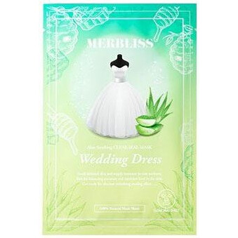 Wedding Dress Emerald Aloe Honey Soothing Clear Seal Sheet Mask