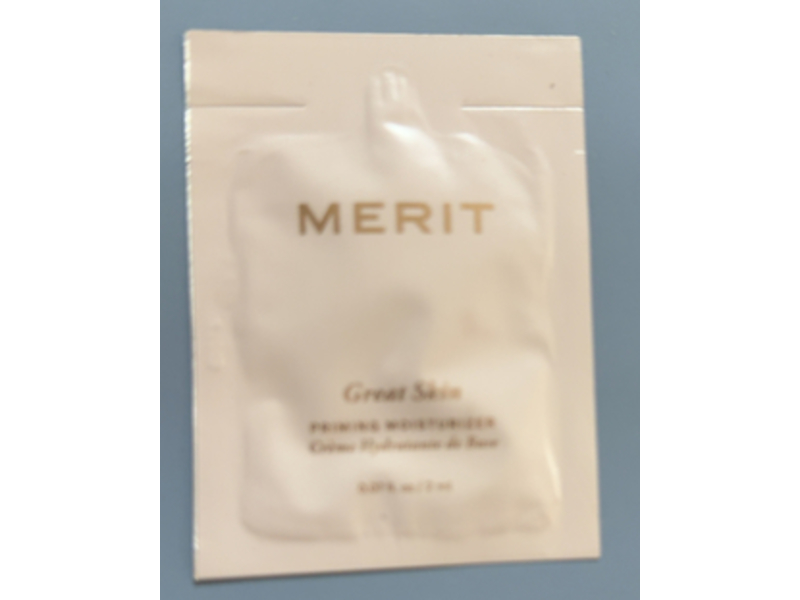Merit Beauty Great Skin Priming Moisturizer, Sample Size