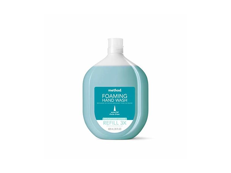 Method Foaming Hand Soap, Waterfall, 28 fl oz/828 mL