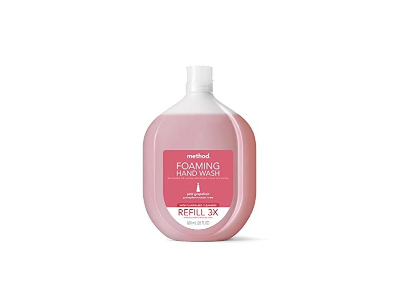 Method Foaming Hand Wash, Pink Grapefruit, 28 fl oz/828 mL