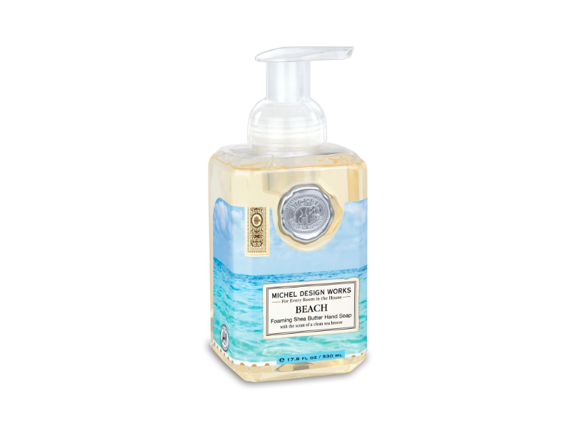 Michel Design Works Foaming Shea Butter Hand Soap, Beach, 17.8 fl oz/530 mL