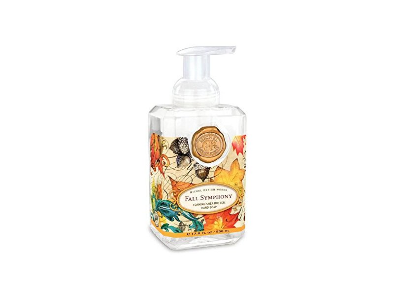 Michel Design Works Foaming Shea Butter Hand Soap, Fall Symphony, 17.8 fl oz/530 mL