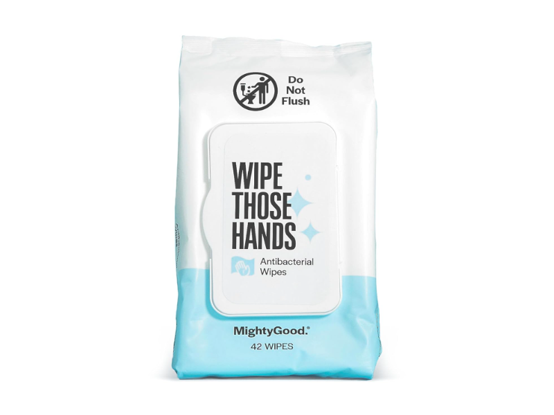 Mighty Good Wipe Those Hands Wipes, 42 Count, Pack Of 4