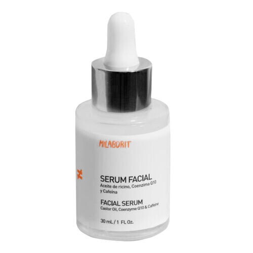 Sérum Facial, Aceite De Ricino, Coenzima Q10 Y Cafeína