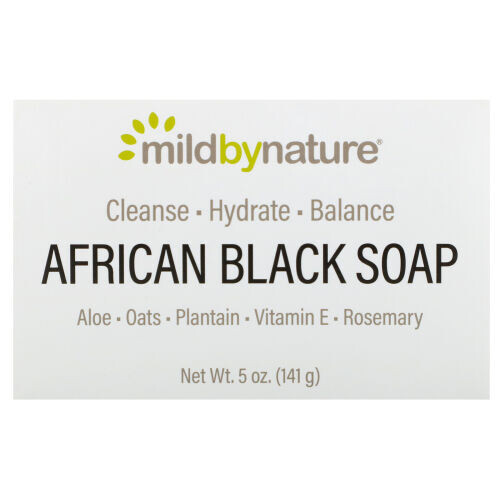 African Black, Bar Soap, With Oats & Plantains