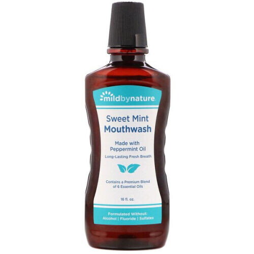 Mouthwash, Made With Peppermint Oil, Long-Lasting Fresh Breath