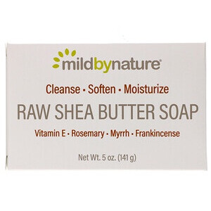 Raw Shea Butter, Bar Soap, With Vitamin E, Rosemary, Myrrh & Frankincense
