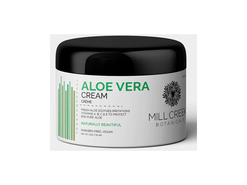 Mill Creek Botanicals Aloe Vera Cream, 4 oz/13 gm