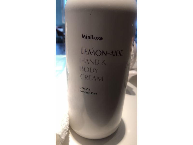 MiniLuxe Lemon-Aide Hand & Body Cream, 32 fl oz