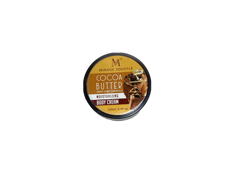 Mirage Souffle Cocoa Butter Moisturizing Body Cream, 8.4 fl oz/250 mL