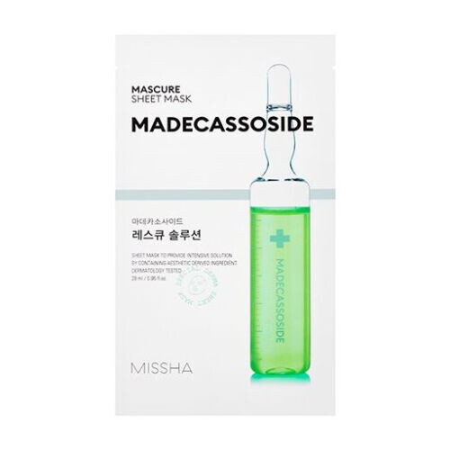 Mascure Rescue Solution Sheet Mask - Madecassoside