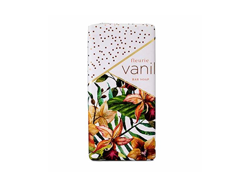 Mistral Luxury Bar Soap Organic Coconut Oil and Mango Seed Butter - Vanilla Flower, 5.2 Ounces