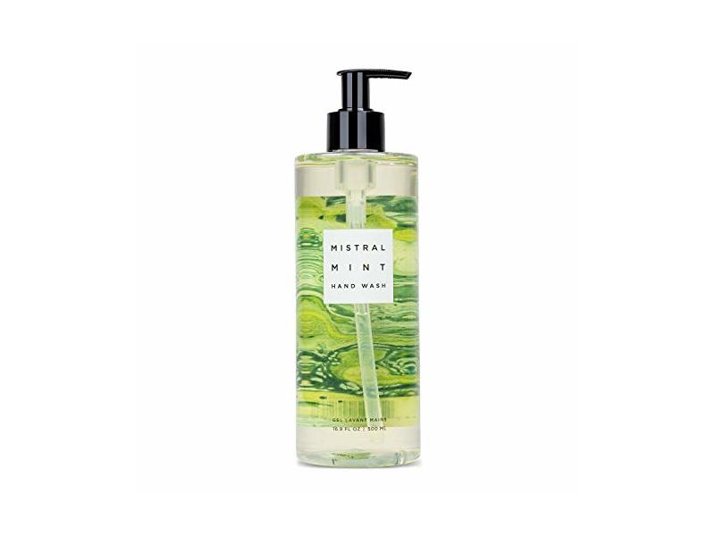 Mistral Mint Hand Wash, 16.9 fl oz/500 mL