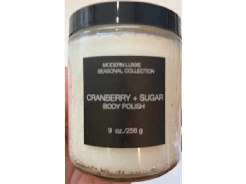 Modern Luxxe Seasonal Collection Body Polish, Cranberry + Sugar, 9 oz/256 g