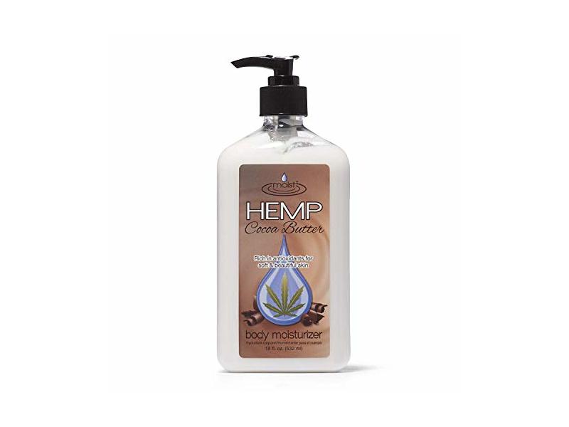 Moist Hemp Body Moisturizer, Cocoa Butter, 18 fl oz/532 mL
