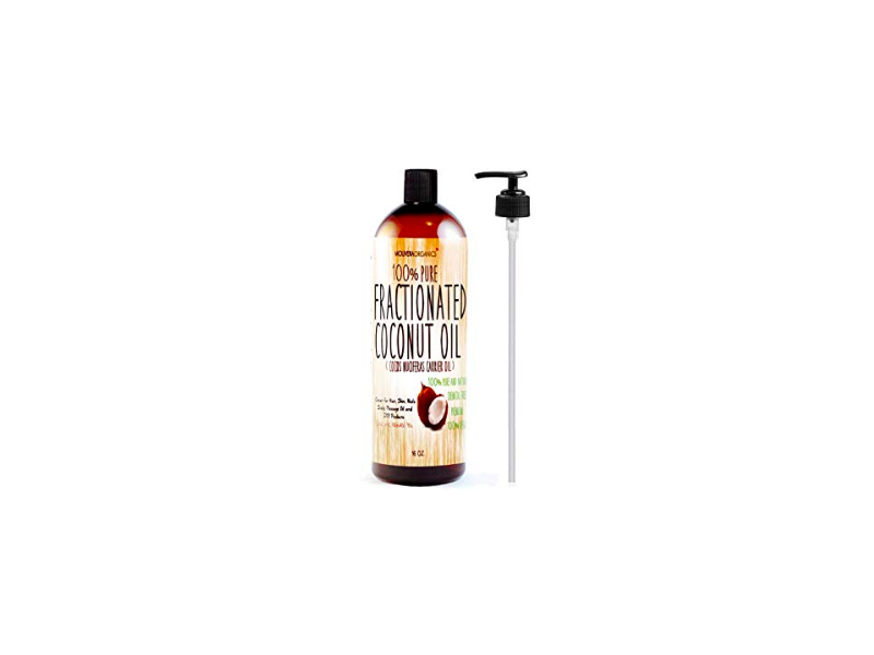 Molivera Organics 100% Pure Fractionated Coconut Oil, 16 fl oz