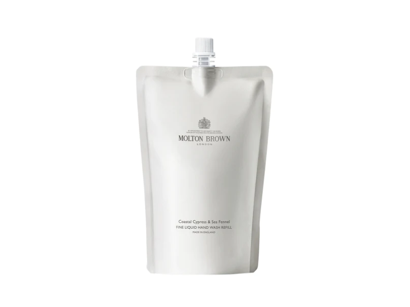 Molton Brown Coastal Cypress & Sea Fennel Fine Liquid Hand Wash Refill, 13.5 fl oz/400 mL