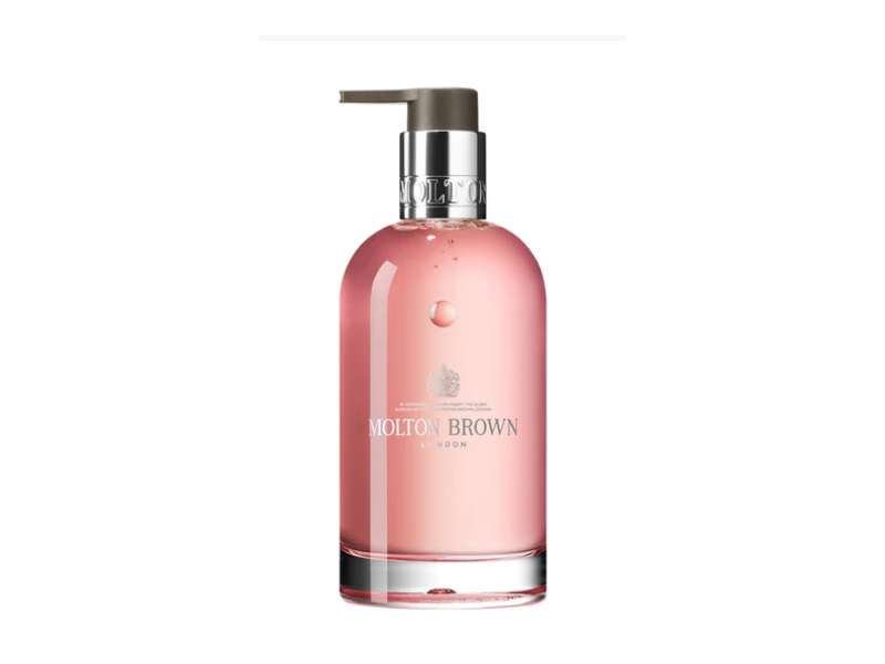Molton Brown Delicious Rhubarb & Rose Fine Liquid Hand Wash, 6.6 fl oz/200 mL