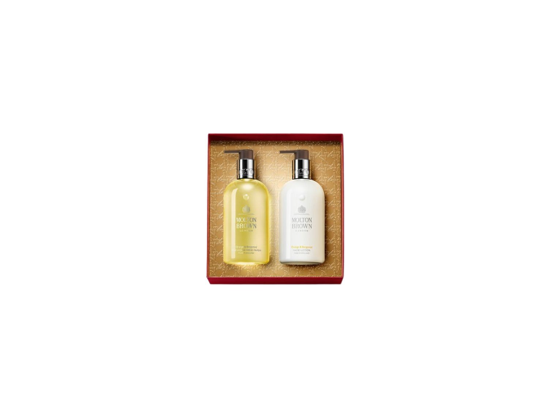 Molton Brown orange and bergamot hand collection