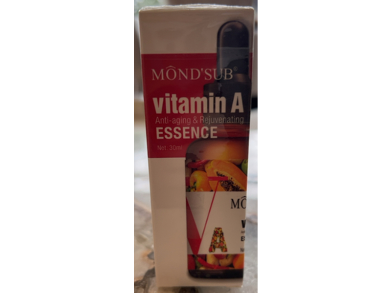 Mond'Sub Anti-Aging & Rejuvenating Essence, Vitamin A, 30 mL