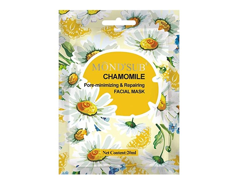MOND'SUB Chamomile Pore-Minimizing & Repairing Facial Mask, 1 count