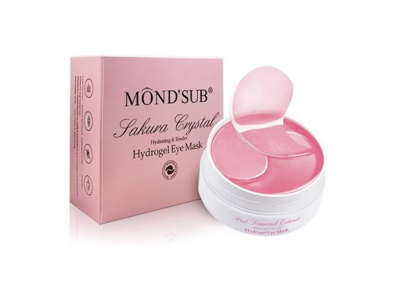 Mond'sub Sakura Crystal Hydrogel Eye Mask, 60 Count