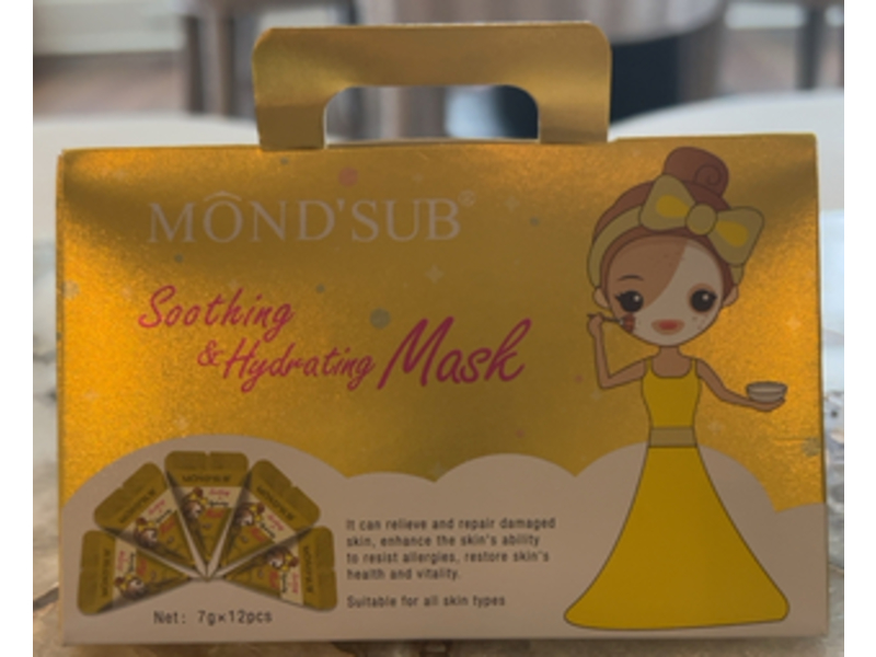 Mond’Sub Soothing & Hydrating Mask, 7 g