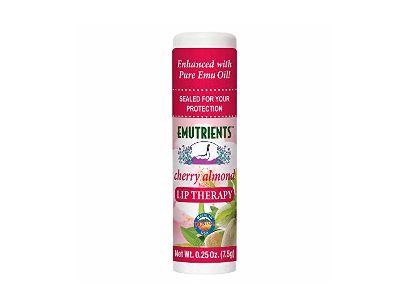 Montana Emu Ranch Lip Therapy, Cherry Almond, 0.25 oz/7.5 g