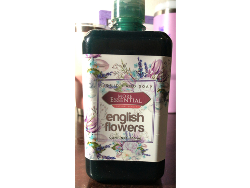 More Essential Liquid Hand Soap, English Flowers, 600 mL