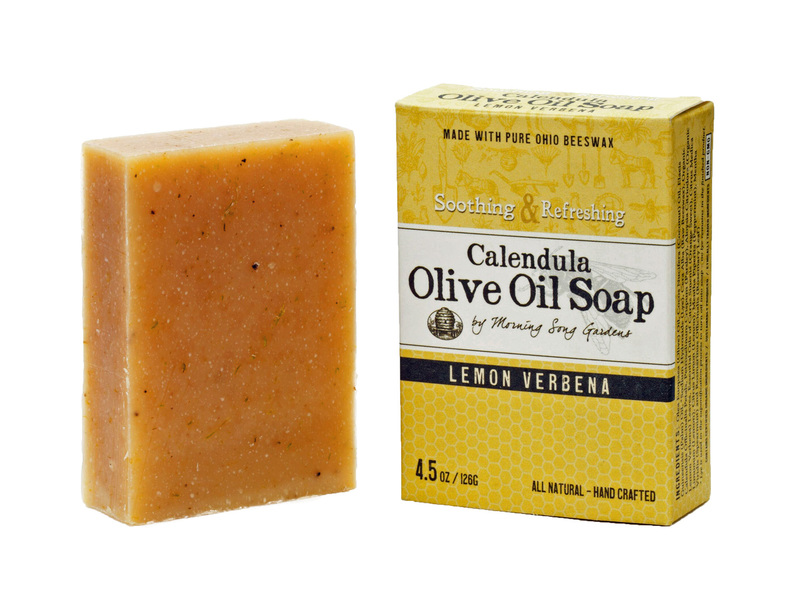 Morning Song Gardens Calendula Olive Oil Soap, 4.5 oz/126 g