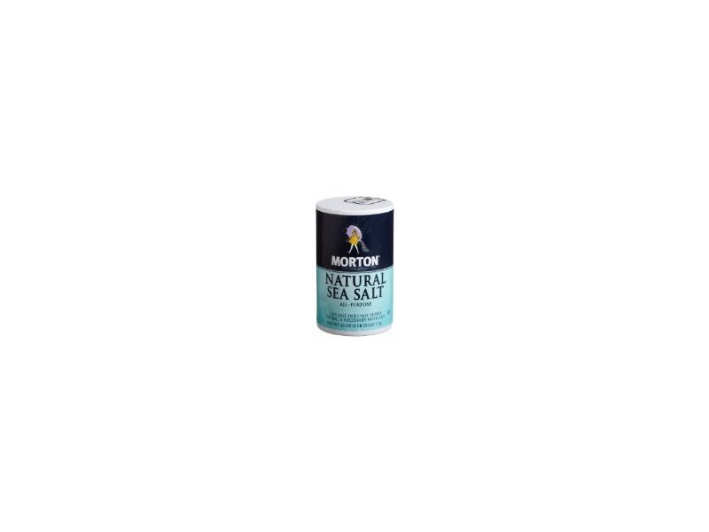 Morton Natural Sea Salt, 26 oz