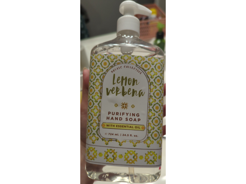 Mosaic Collective Purifying Hand Soap, Lemon Verbena, 24.5 fl oz/724 mL