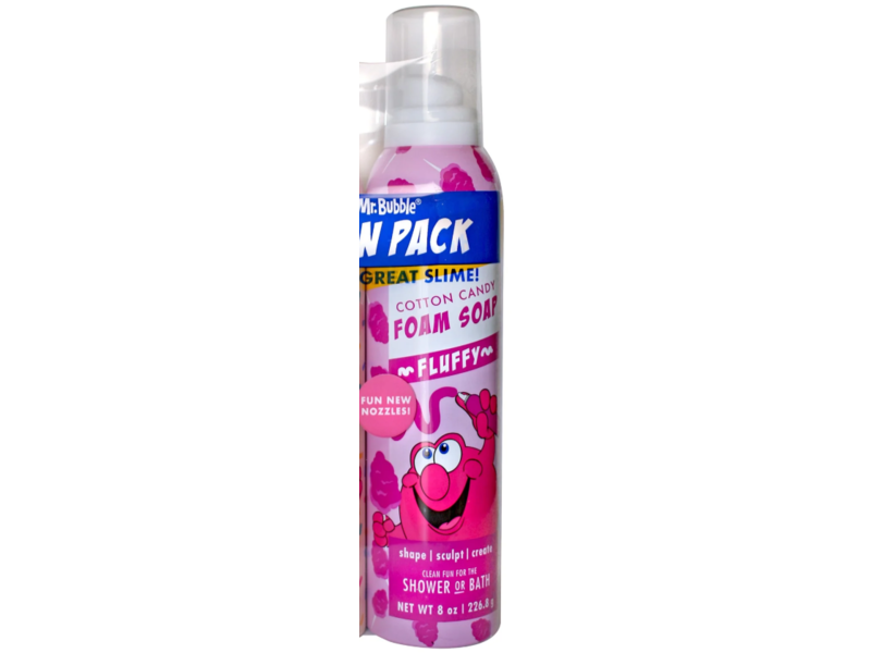 Mr. Bubble Foam Soap, Cotton Candy, 8 oz/226.8 g