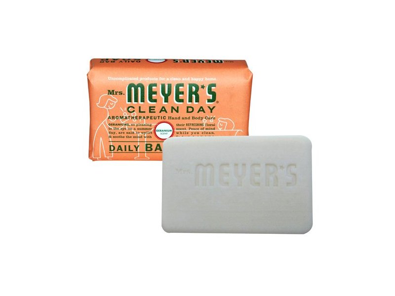 Mrs. Meyer's Clean Day Daily Bar Soap, Geranium, 5.3 oz