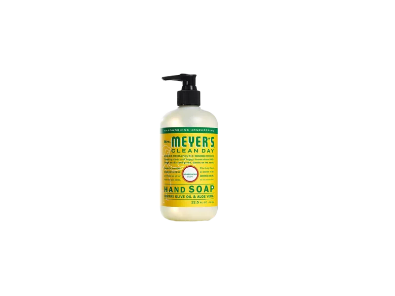 Mrs. Meyer's Clean Day Hand Soap, Olive Oil & Aloe Vera, Honeysuckle, 12.5 fl oz (270 mL)