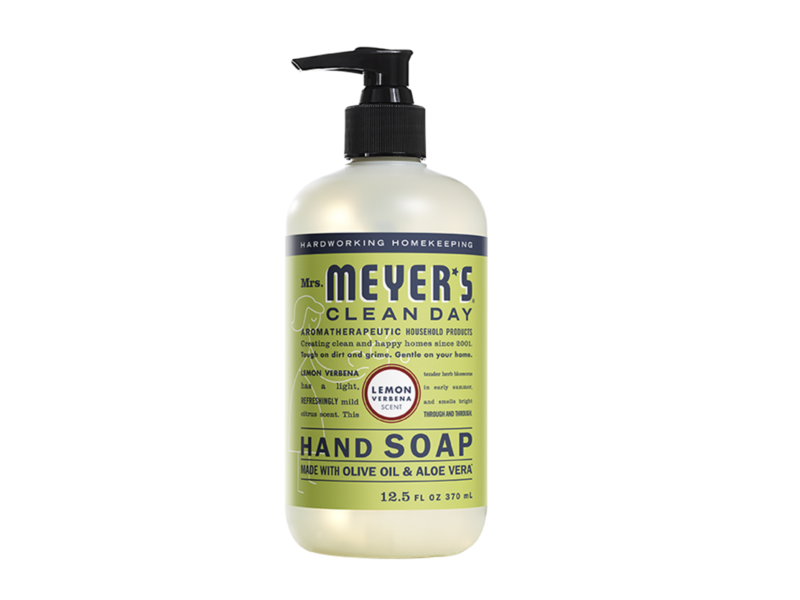 Mrs. Meyer's Clean Day Liquid Hand Soap, Lemon Verbena, 12.5 fl oz/370 mL