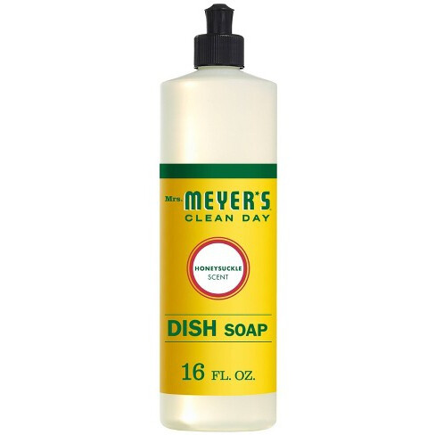Mrs. Meyers Clean Day Liquid Dishwashing Soap - Honeysuckle