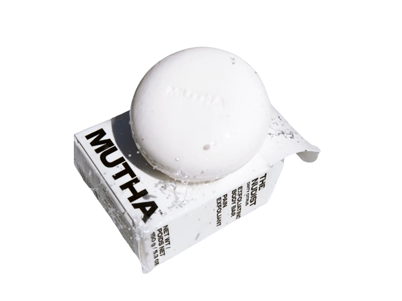 Mutha The Nudist Exfoliating Body Bar, Dirty Citrus, 5.3 oz/150 g