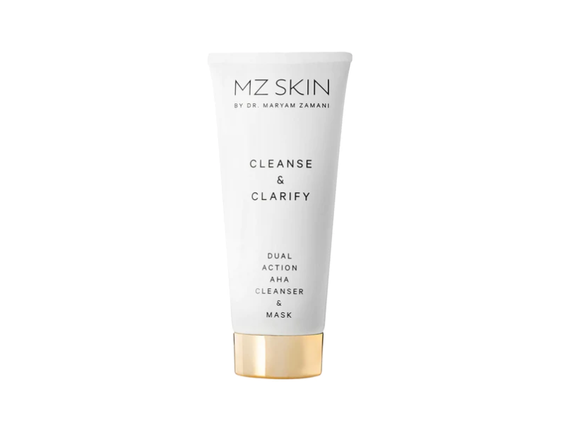 MZ Skin Cleanse & Clarify Dual Action AHA Cleanser & Mask, 3.38 oz/100 mL