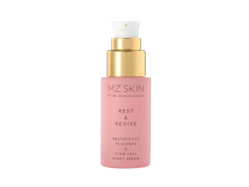 MZ Skin Rest & Revive Restorative Placenta & Stem Cell Night Serum, 0.16 fl oz/5 mL