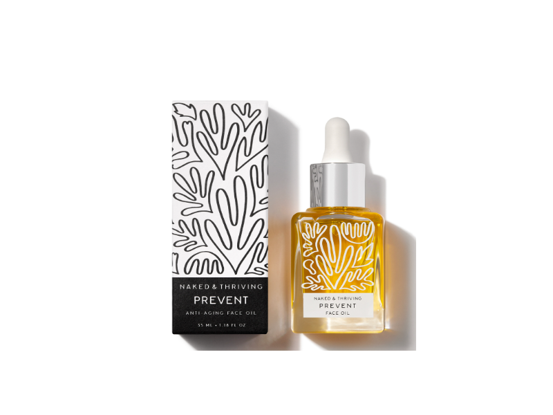 Naked & Thriving Anti Aging Face Oil, Prevent, 0.35 fl oz/10 mL