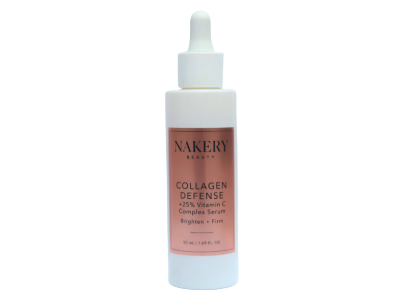 Nakery Beauty Collagen Defense Complex Serum, 25% Vitamin C, 1.69 fl oz/50 mL