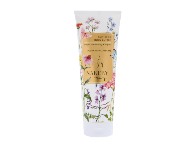Nakery Beauty Skin Toning Body Butter, Blushing Blossoms, 10 fl oz/300 mL