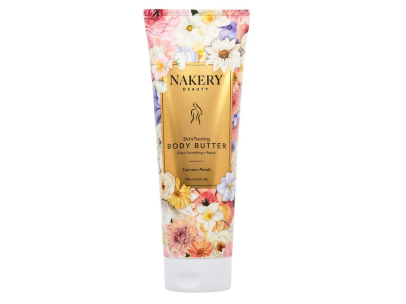 Nakery Beauty Skin Toning Body Butter, Summer Petals, 10 fl oz/300 mL