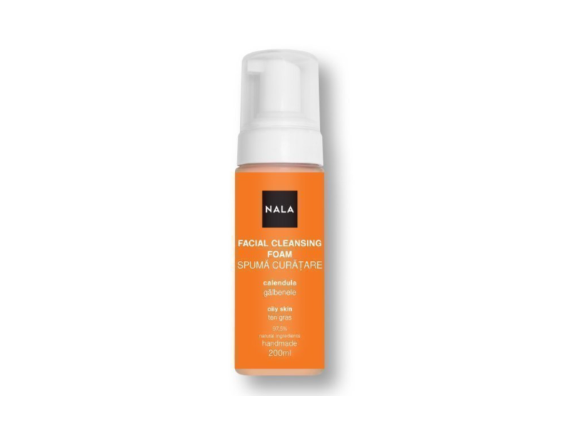 Nala Facial Cleansing Foam, Calendula, 200 mL
