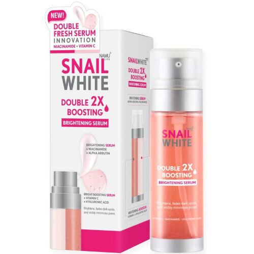 Snail White Double Boosting Whitening Serum