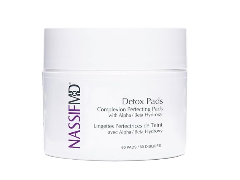 Nassif MD Dermaceuticals Detox Pads Pro Complexion Perfecting Pads, 60 Count