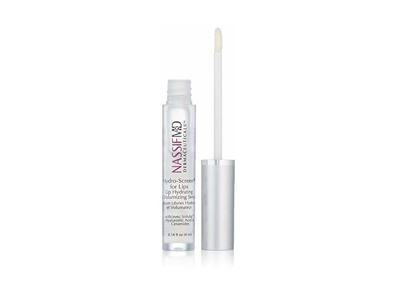 Nassifmd Hydro-Screen For Lips, Lip Hydrating And Volumizing Serum, 0.14 fl oz/4 mL