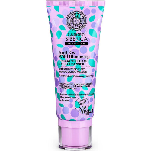 Anti-ox Wild Blueberry. Cream-to-foam Face Cleanser